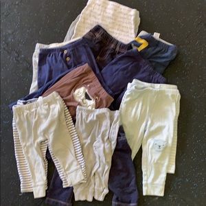 19 lot baby boy pants six months to 12 months
